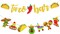 Fiesta Taco Bar Banner Garland 2 set Mexican Fiesta Party Banner with Cactus Donkey Maraca Sombrero Taco Pepper for Mexican Cinco de Mayo Fiesta Theme Party Decorations